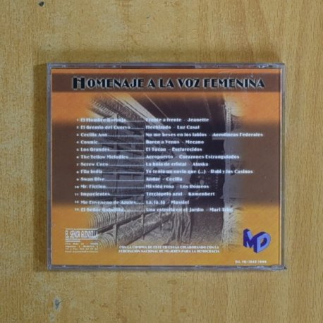VARIOS - HOMENAJE A LA VOZ FEMENINA - CD