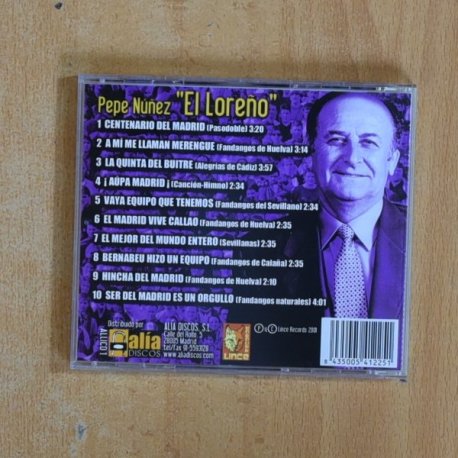 PEPE NUÑEZ EL LOREÑO - SOY DEL MADRID - CD
