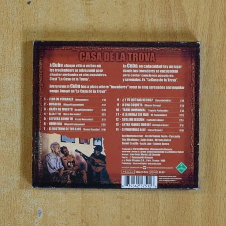 CASA DE LA TROVA - CASA DE LA TROVA - CD