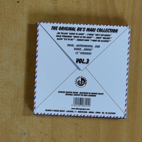 BLANCO Y NEGRO - BLANCO Y NEGRO MUSIC THE ORIGINAL 80 S MAXI COLLECTION - CD