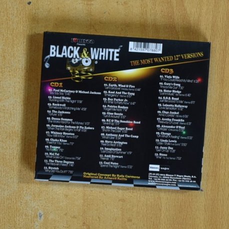VARIOS - BLACK & WHITE - CD