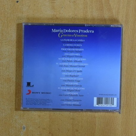 MARIA DOLORES PRADERA - GRACIAS A VOSOTROS - CD