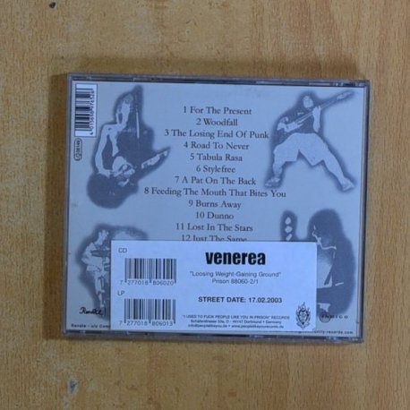 VENEREA - LOSING WEIGHT GAINING GROUND - CD