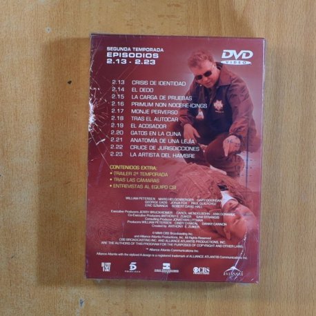 CSI - SEGUNDA TEMPORADA - DVD