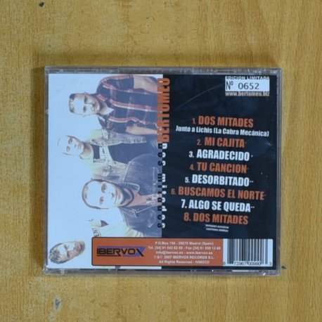 BERTOMEU - DOS MITADES - CD