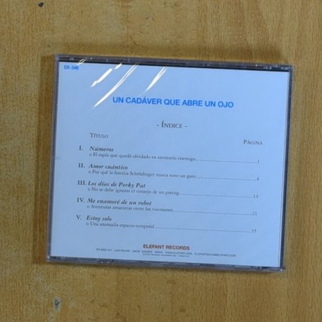 LA MONJA ENANA - UN CADAVER QUE ABRE EL OJO - CD
