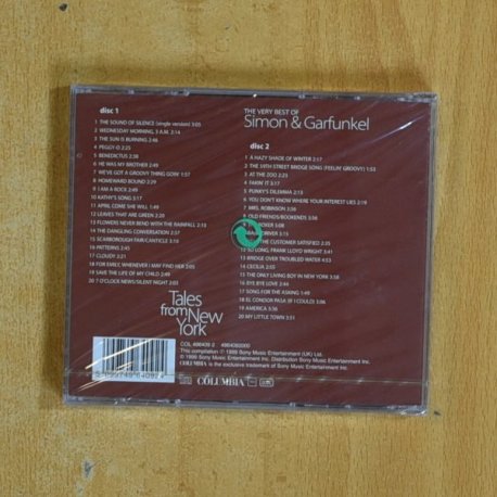 SIMON & GARFUNKEL - TALES FROM NEW YORK - CD