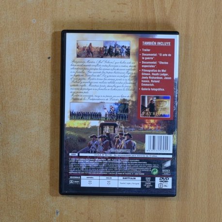 EL PATRIOTA - DVD