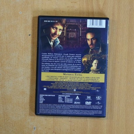 SHAKESPEARE IN LOVE - DVD