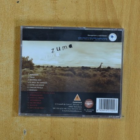 ZUMA - BAILANDO SOBRE ZANCOS - CD