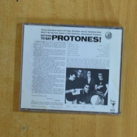 PROTONES - NOTHING TO SAY - CD