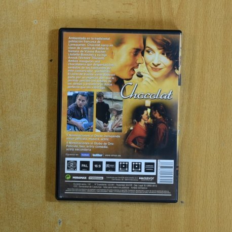 CHOCOLAT - DVD