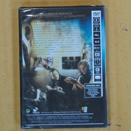 EL SECRETO DE LOS HERMANOS GRIMM - DVD