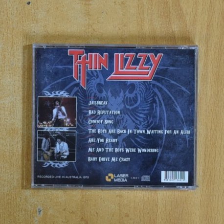 THIN LIZZY - THE BOYS ARE BACK IN TOWN LIVE IN SYDNEY AUSTRALIA 1978 - CD
