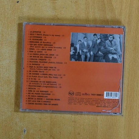 LOS IRACUNDOS - LA JUVENTUD / FELICIDAD FELICIDAD - CD