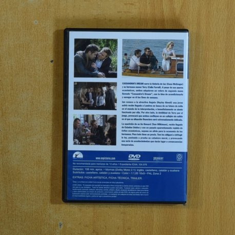 CASSANDRAS DREAM - DVD