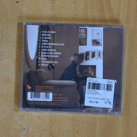 PASION VEGA - FLACA DE AMOR - CD