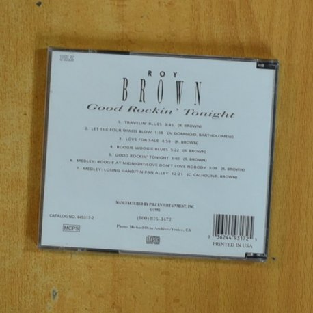ROY BROWN - GOOD ROCKIN TONIGHT - CD
