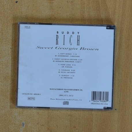BUDDY RICH - SWEET GEORGIA BROWN - CD