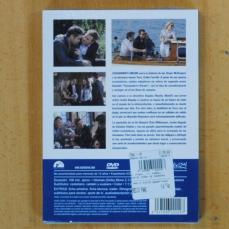 CASSANDRA´S DREAM - DVD