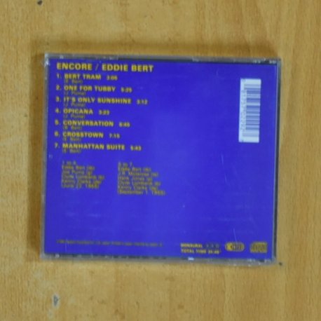 EDDIE BERT - ENCORE - CD