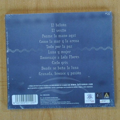 TATI ROMAN - COMO LA MAR Y LA ARENA - CD