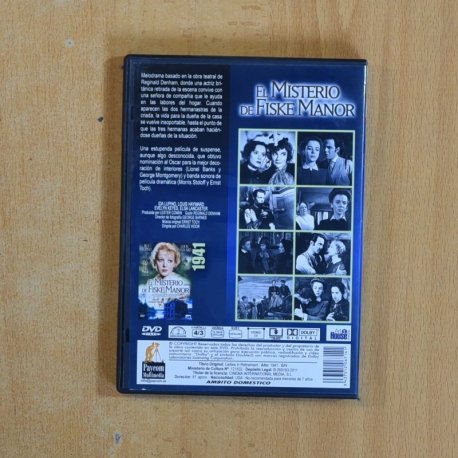 EL MISTERIO DE FISKE MANOR - DVD