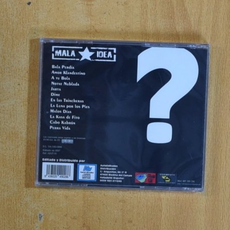 KULTURA DE BAR - MALA IDEA - CD