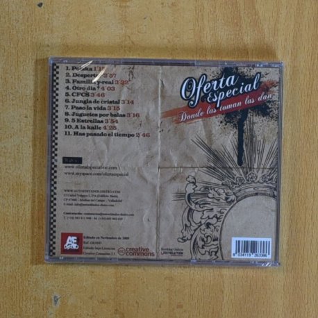OFERTA ESPECIAL - DONDE LAS TOMAN LAS DAN - CD