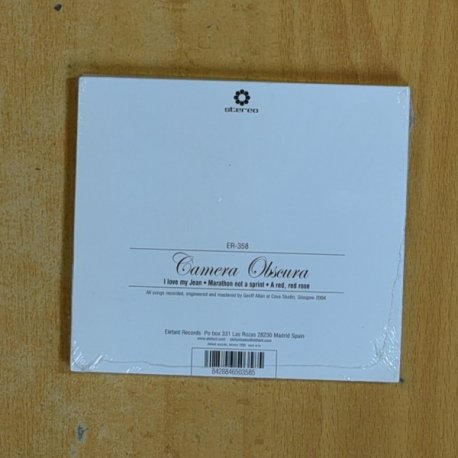 CAMERA OBSCURA - I LOVE MY JEAN MARATHON NOT A SPRINT A RED RED ROSE - CD