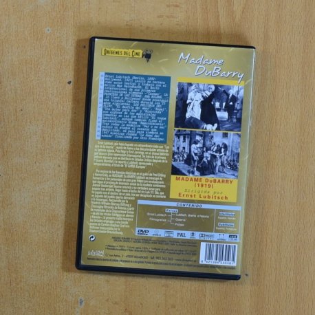 MADAME DUBARRY - DVD