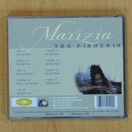 MARIZIA - TAO PIQUENIN - CD