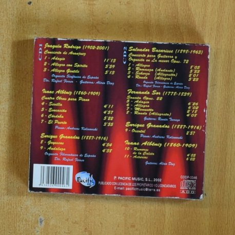 ALBENIZ / GRANADOS / RODRIGO - CLASICOS DE ESPAÑA - CD