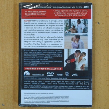MATCH POINT - DVD