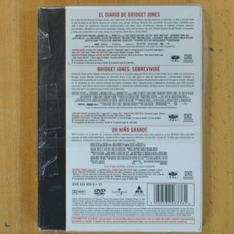 EL DIARIO DE BRIDGE JONES, BRIDGET JONES SOBREVIVIRE, UN NIÑO GRANDE - 3 DVD