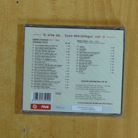 SCHUMAN - DICHTERLIEBE - CD