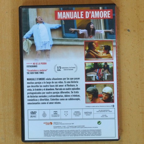 MANUALE D´AMORE - DVD