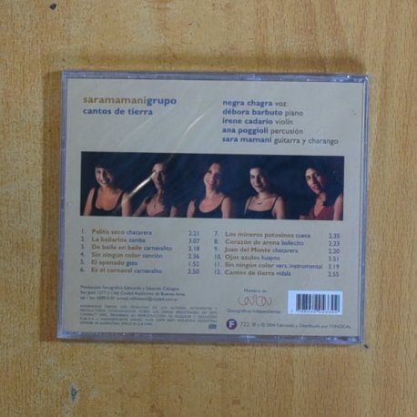 SARAMAMANI GRUPO - CAANTOS DE TIERRA - CD
