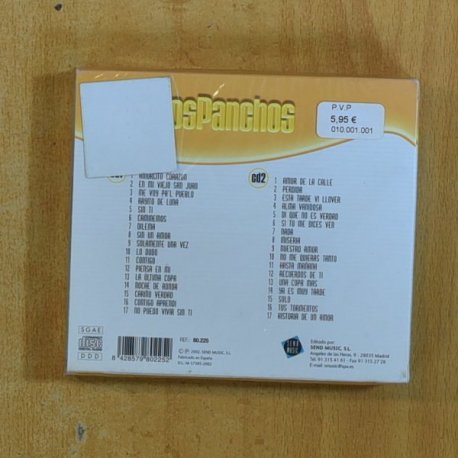 LOS PANCHOS - LO MEJOR EN ESPAÑOL - CD