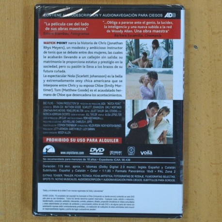 MATCH POINT - DVD