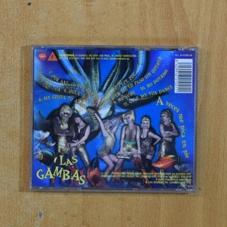 LAS GAMBAS - A VECES ME PICA UN PIE - CD
