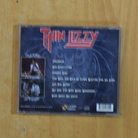 THIN LIZZY - THE BOYS ARE BACK IN TOWN LIVE IN SYDNEY AUSTRALIA 1978 - CD