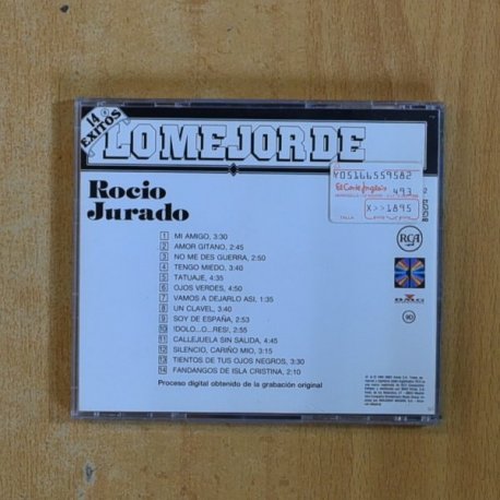 ROCIO JURADO - LO MEJOR DE ROCIO JURADO - CD