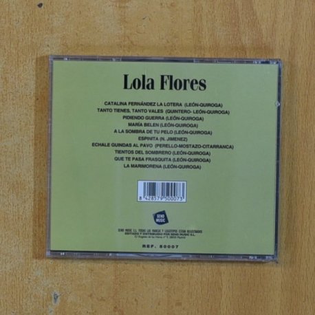 LOLA FLORES - LOLA FLORES - CD