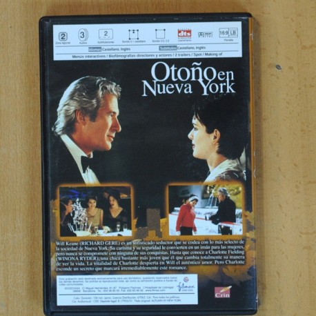 OTOÑO EN NUEVA YORK - DVD