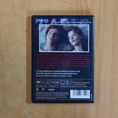 GOTAS DE AGUA SOBRE PIEDRAS CALIENTES - DVD