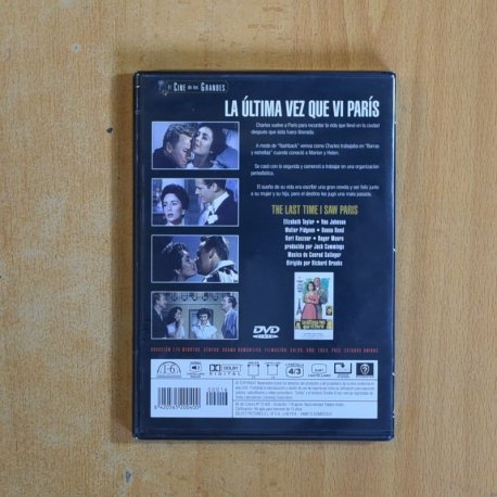 LA ULTIMA VEZ QUE VI PARIS - DVD