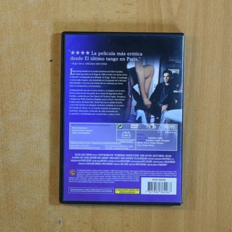 LA INSOPORTABLE LEVEDAD DEL SER - DVD