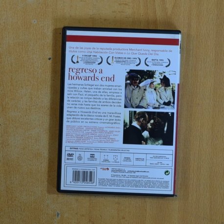 REGRESO A HOWARDS END - DVD