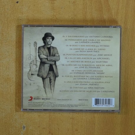 VARIOS - DE PURISIMA Y ORO LOS FLAMENCOS CANTAN A SABINA - CD